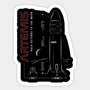 Artemis - NASA Returns to the Moon Sticker